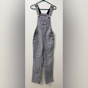 Dovetail Freshley Overalls - Railroad Striped Overalls - S / 2